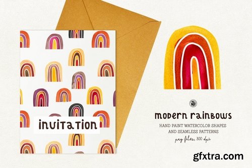 Modern Rainbows Patterns