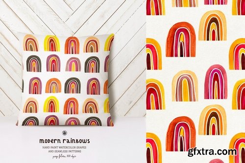 Modern Rainbows Patterns