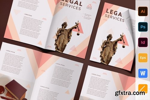 Legal Services Poster Flyer Business Card Brochure Bifold Trifold