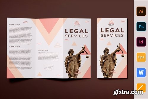 Legal Services Poster Flyer Business Card Brochure Bifold Trifold