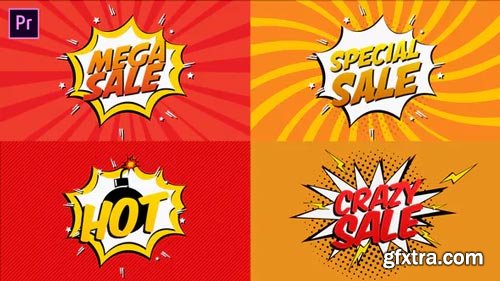 Videohive - Comic Book Sale Cartoon I Essential Graphics - 23248519