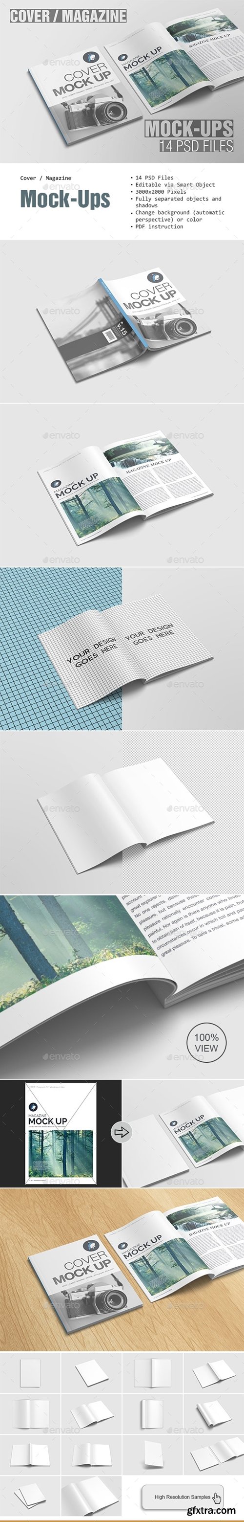 GraphicRiver - Cover / Magazine Mockup 21522629