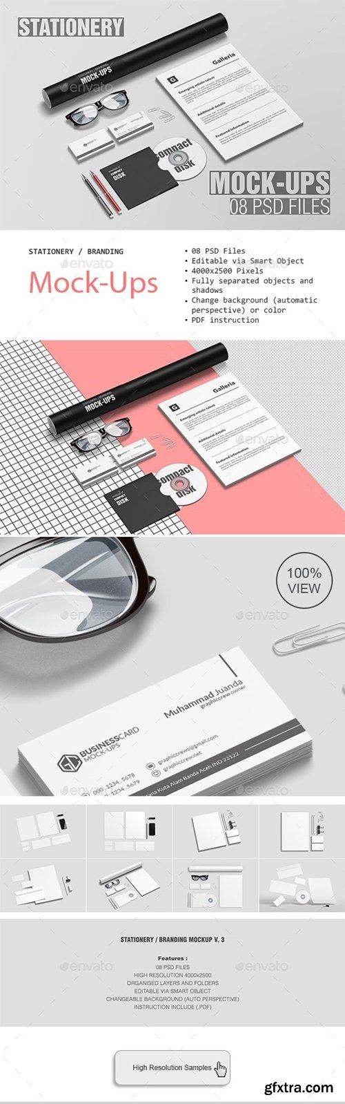 GraphicRiver - Stationery / Branding Mockup V. 3 21549903