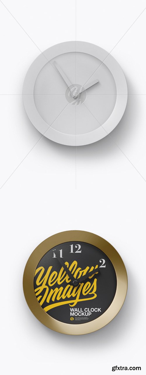 Wall Clock Mockup 19991