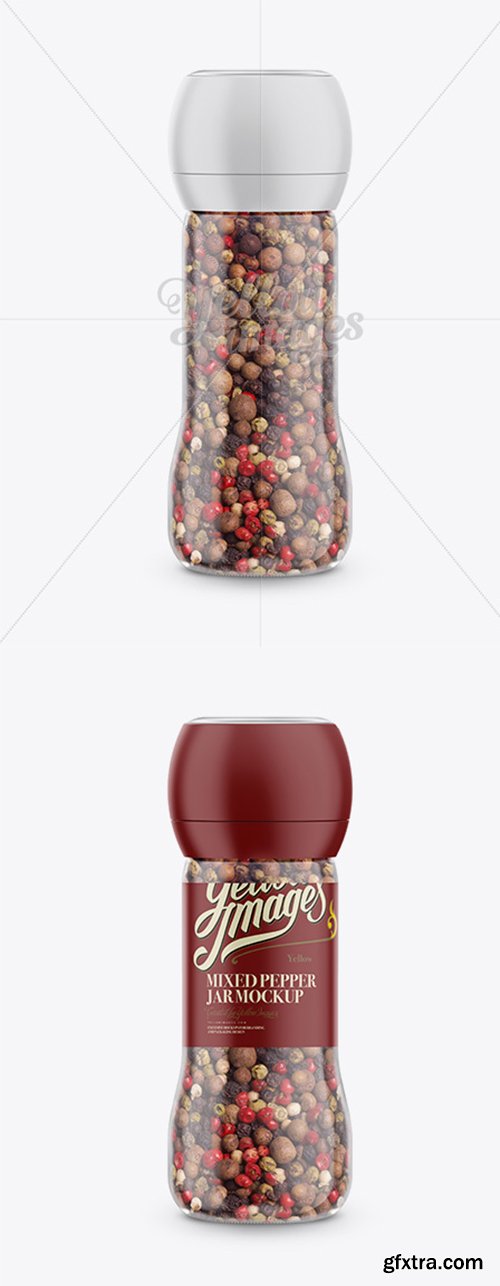 Mixed Pepper Jar Mockup 15511