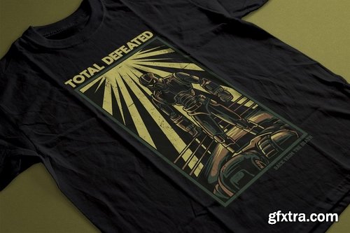 Total Defeated T-Shirt Design