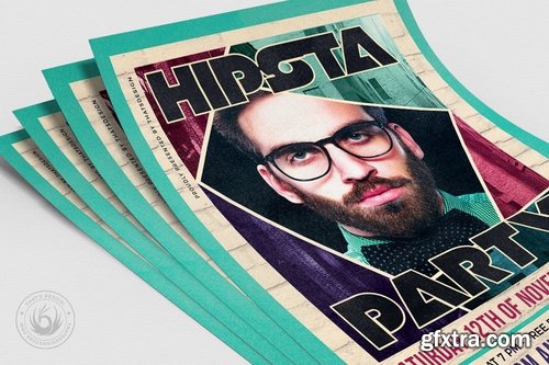 Hipsta Night Flyer Template