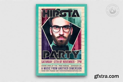 Hipsta Night Flyer Template