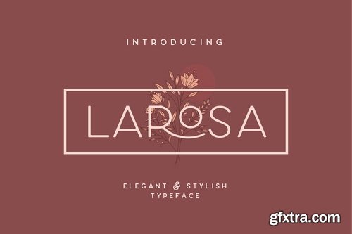 CM - Larosa Sans Elegant Typeface 3982547