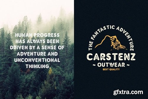 CM - Wolfer The Adventure Vintage Font 3984535