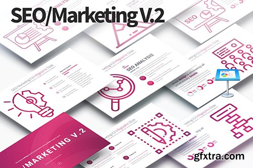 SEO/Marketing V.2 - Keynote Infographics Slides