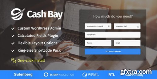 ThemeForest - Cash Bay v1.0.4 - Loan & Credit Money WP Theme - 20960174