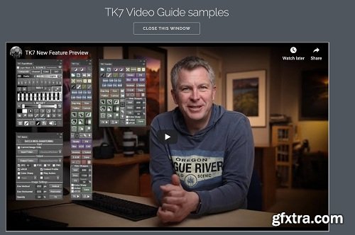 TKActions V7 Panels Video Guide + Photoshop Panel