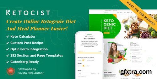 ThemeForest - Ketocist v1.2.6 - Keto Diet WordPress Theme - 23426280