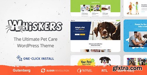 ThemeForest - Whiskers v1.0.4 - Pets Store | Vet Clinic | Animal Adoption - 22066245