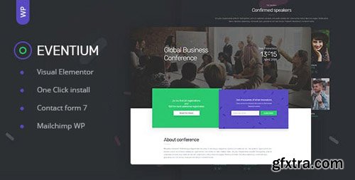 ThemeForest - Eventium v1.1.2 - Responsive Event WordPress Theme - 22061841