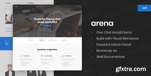 ThemeForest - Arena v1.0.3 - Business & Agency WordPress Theme - 22200950