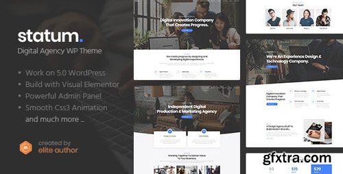 ThemeForest - Statum v1.0.1 - Business & Agency WordPress Theme - 23548502