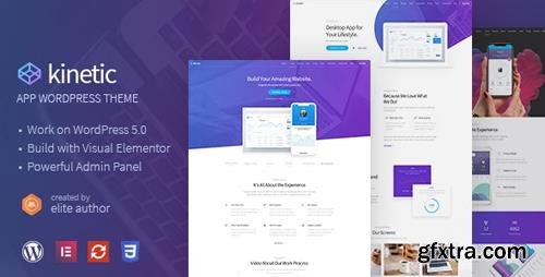 ThemeForest - Kinetic v1.0.1 - Desktop, Mobile & Product App WordPress Theme - 23094897