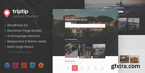 ThemeForest - TripTip v1.0.1 - Directory & Listing WordPress Theme - 23328433