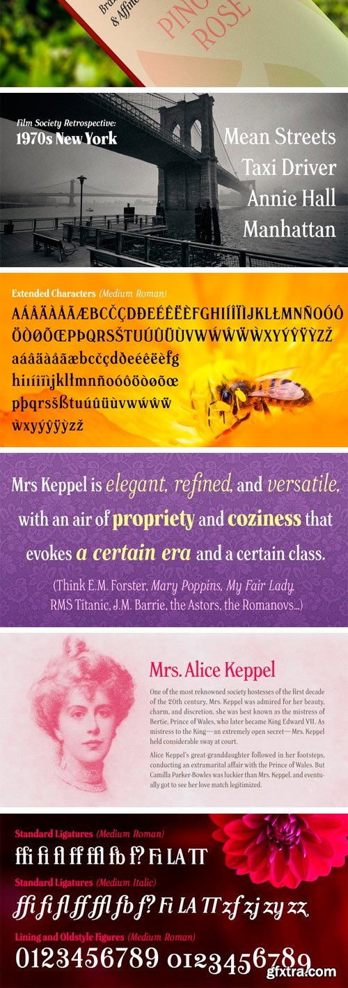 Mrs Keppel Font