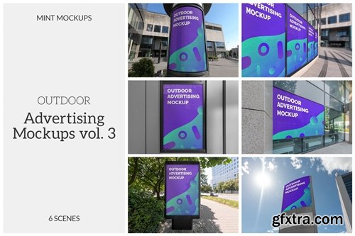 Outdoor Advertising Mockups Vol. 3