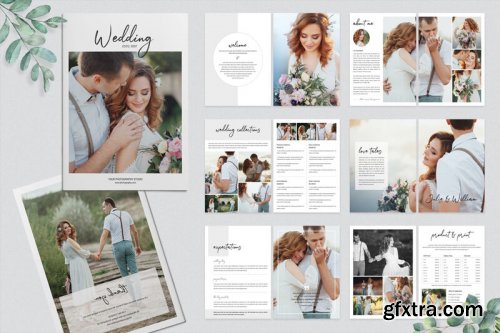 CreativeMarket - Wedding Photography Magazine Guide 3761496