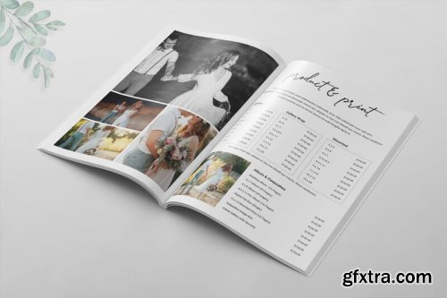 CreativeMarket - Wedding Photography Magazine Guide 3761496