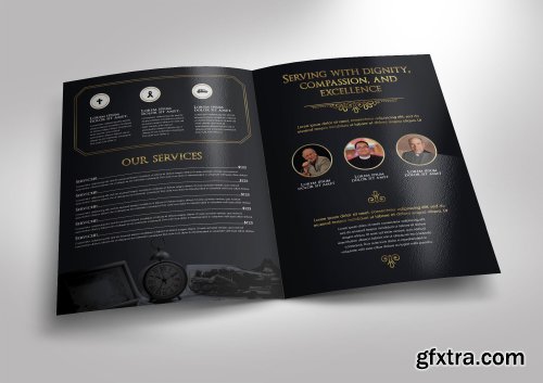 Ritual Agency Bi-Fold Brochur Template