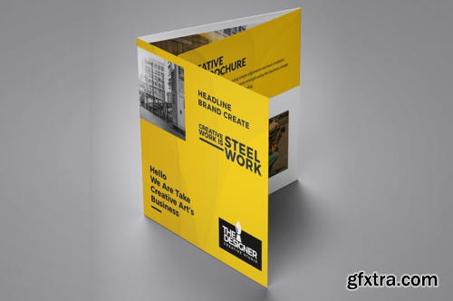 Corporate Square Trifold Brochure