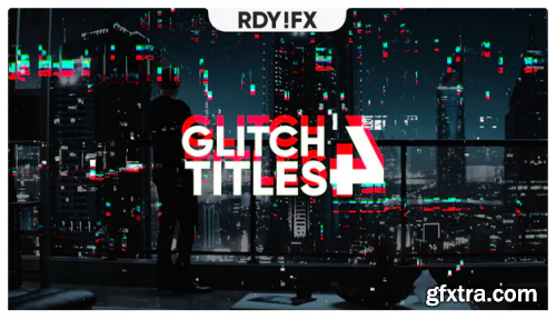 Glitch Titles Pack V4 257558