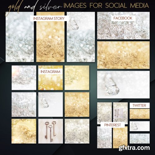 "Luxury" pack for social media, websites and other creative projects