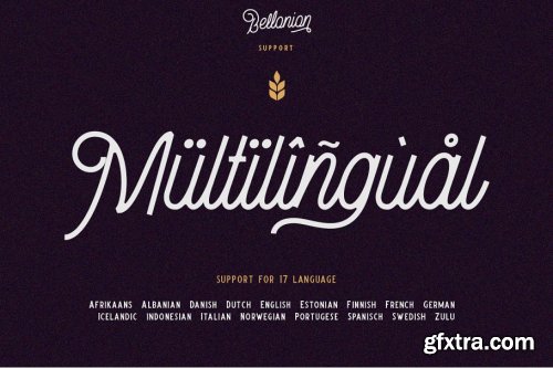 CreativeMarket - Bellonion Script ( font duo ) 3553145