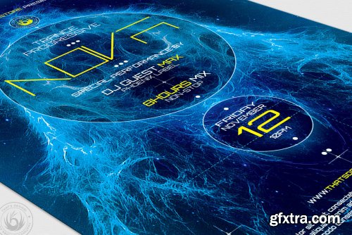 CreativeMarket - Electro Flyer Template V1 259261