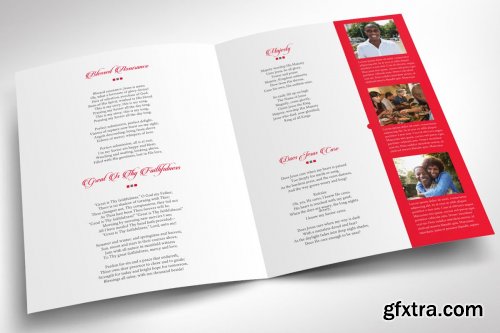 CreativeMarket - Remember Me Funeral Program Large 8p 3696365