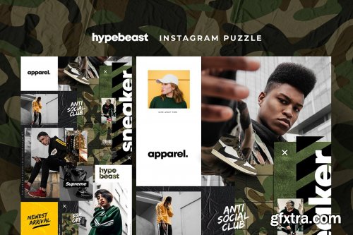 CreativeMarket - Hypebeast - Instagram puzzle 3908212