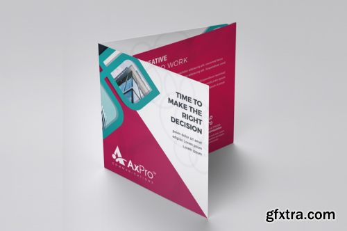 Corporate Square Trifold Brochure