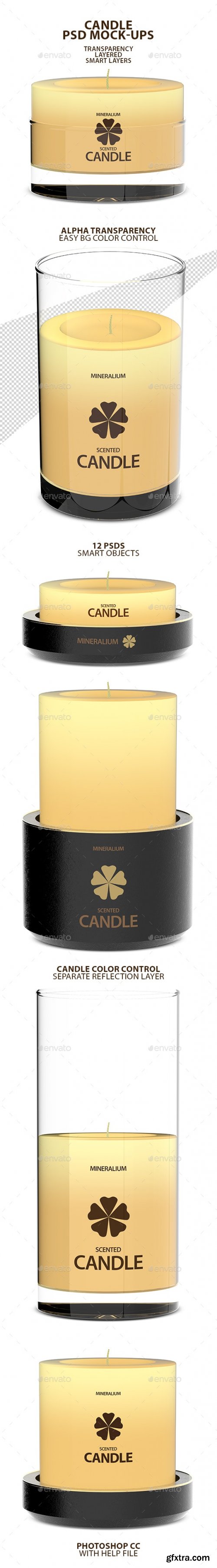 Candle PSD Mock-ups