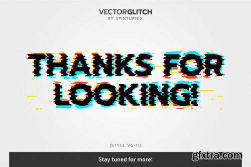 VectorGlitch | 60 Graphic Styles for Illustrator + Bonus