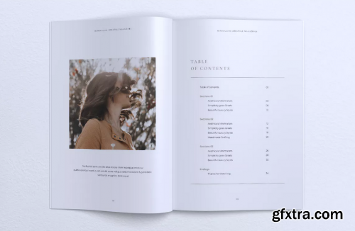 NATASHA Minimal Lifestyle Magazines