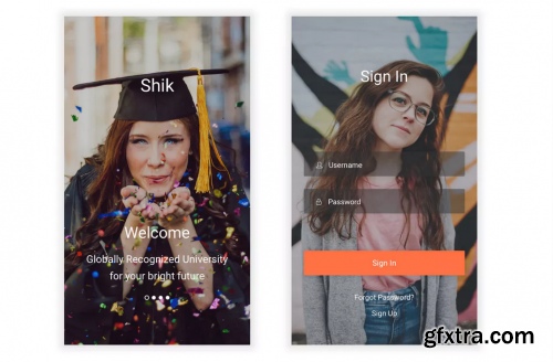 Shik - University & Education UI Kit for Adobe XD