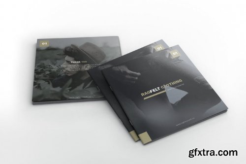 Man Fashion Square Brochure Template