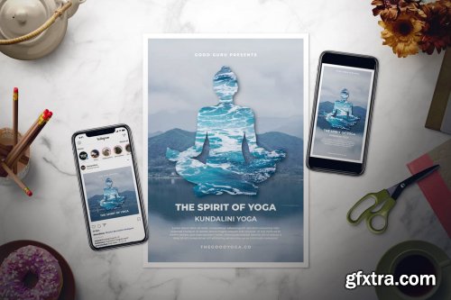 Yoga Class Flyer Set