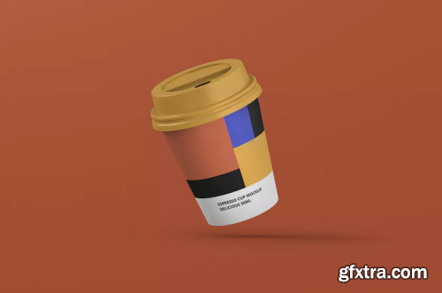 Espresso Coffee Cup Mockup