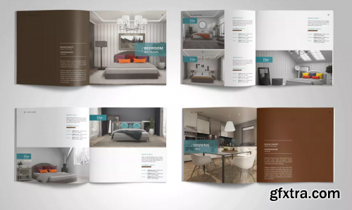 CreativeMarket - Interior Brochure Catalog 3919614