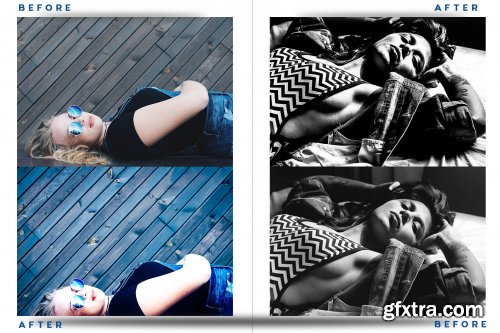 High Contrast Lightroom Presets