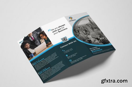 CreativeMarket - Corporate Trifold Brochure 3309872