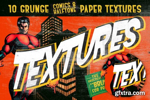 CreativeMarket - Comics & Halftone: Procreate Brushes 3903606