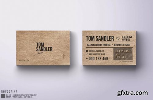 Retro Business Card Design V1