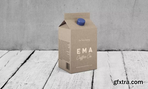 6 Milk Coffee Juice Carton Packaging Mockups1